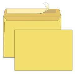 Конверт крафт С5, стрип
