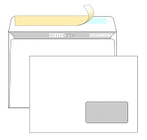 Конверт C5 OFFICEPOST, стрип, правое окно (45х90 мм)