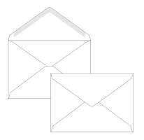 Конверт С4 OBERPOST, декстрин, треугольный клапан в точку