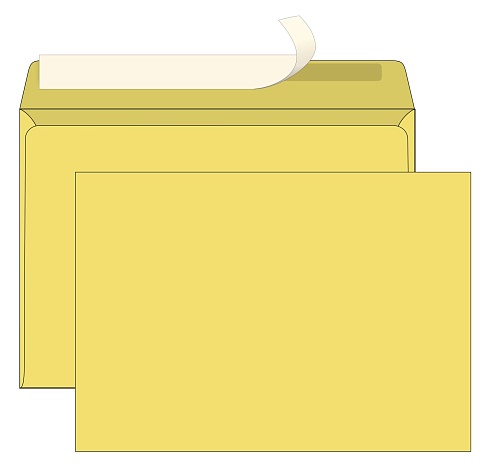 Конверт крафт С4, стрип